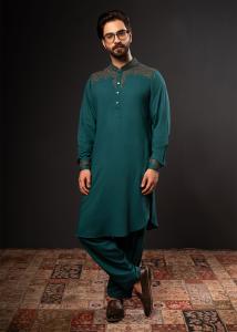 Signature Kabli - Peacock Blue