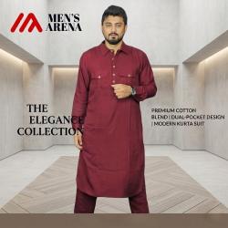 Pakistani Pathan Kabli - Maroon